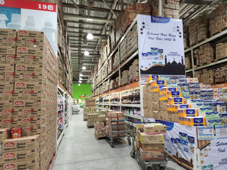 Brown Cardboard Boxes on Shelves